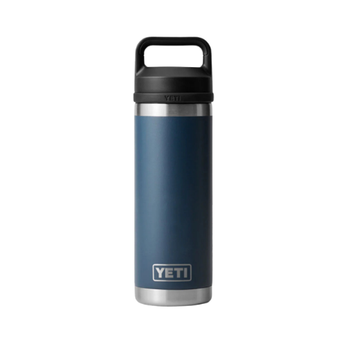 YETI Rambler® Water Bottle 18oz  con Chug Cap - Navy (Azul Marino)