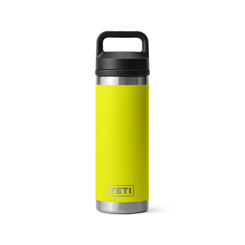 YETI Rambler® Water Bottle 18oz  con Chug Cap - FireFLy Yellow