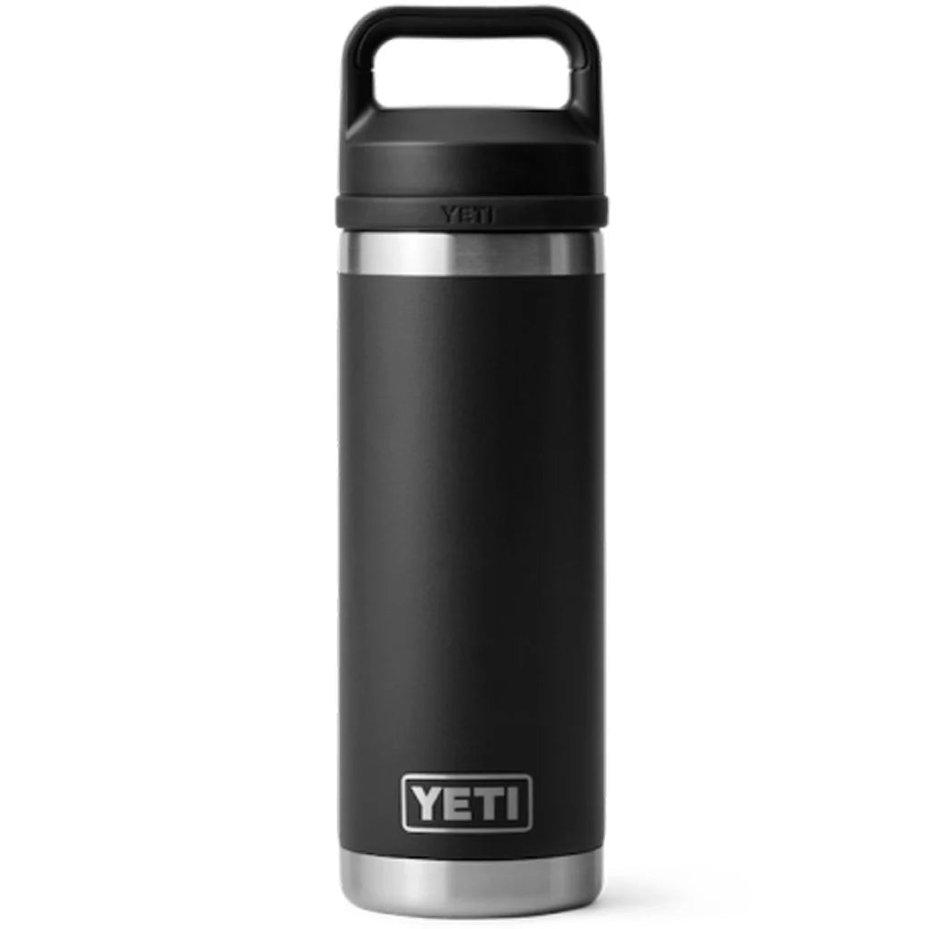 YETI Rambler® Water Bottle 18oz  con Chug Cap - Negro