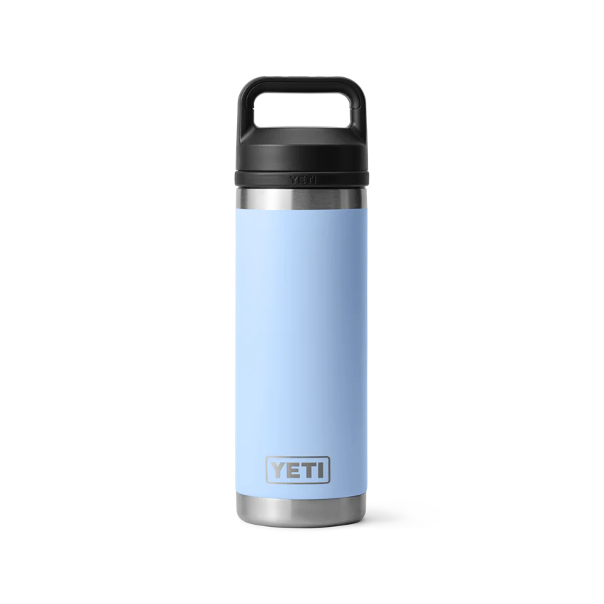 YETI Rambler® Water Bottle 18oz  con Chug Cap - Sky Blue (Azul Cielo)