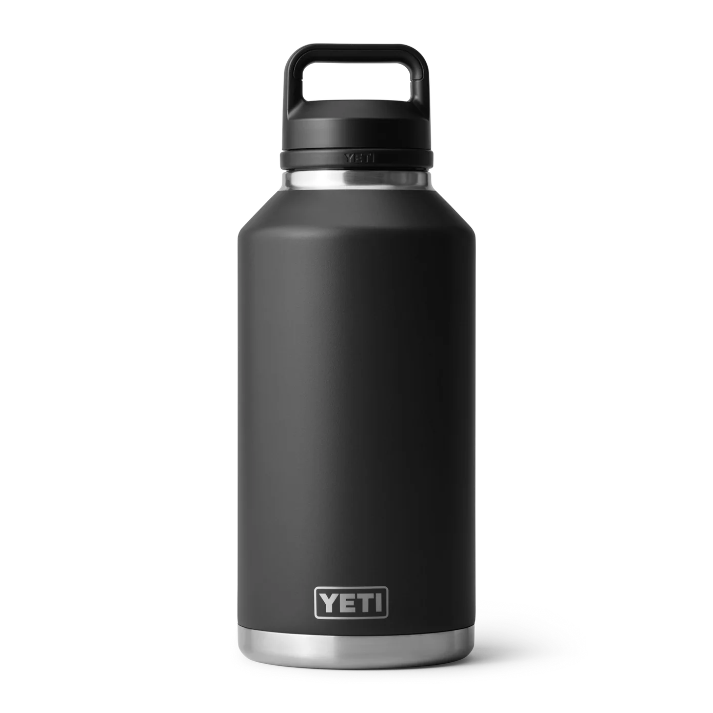 YETI Rambler® Water Bottle 64oz con Chug Cap - Negro